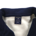 NAUTICA 90s Half Zip Fleece Jacket M White Jeans Company