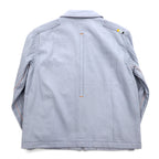 NIKE 00s ​​Work Jacket Zip-up Jacket L Blue Cotton Unused