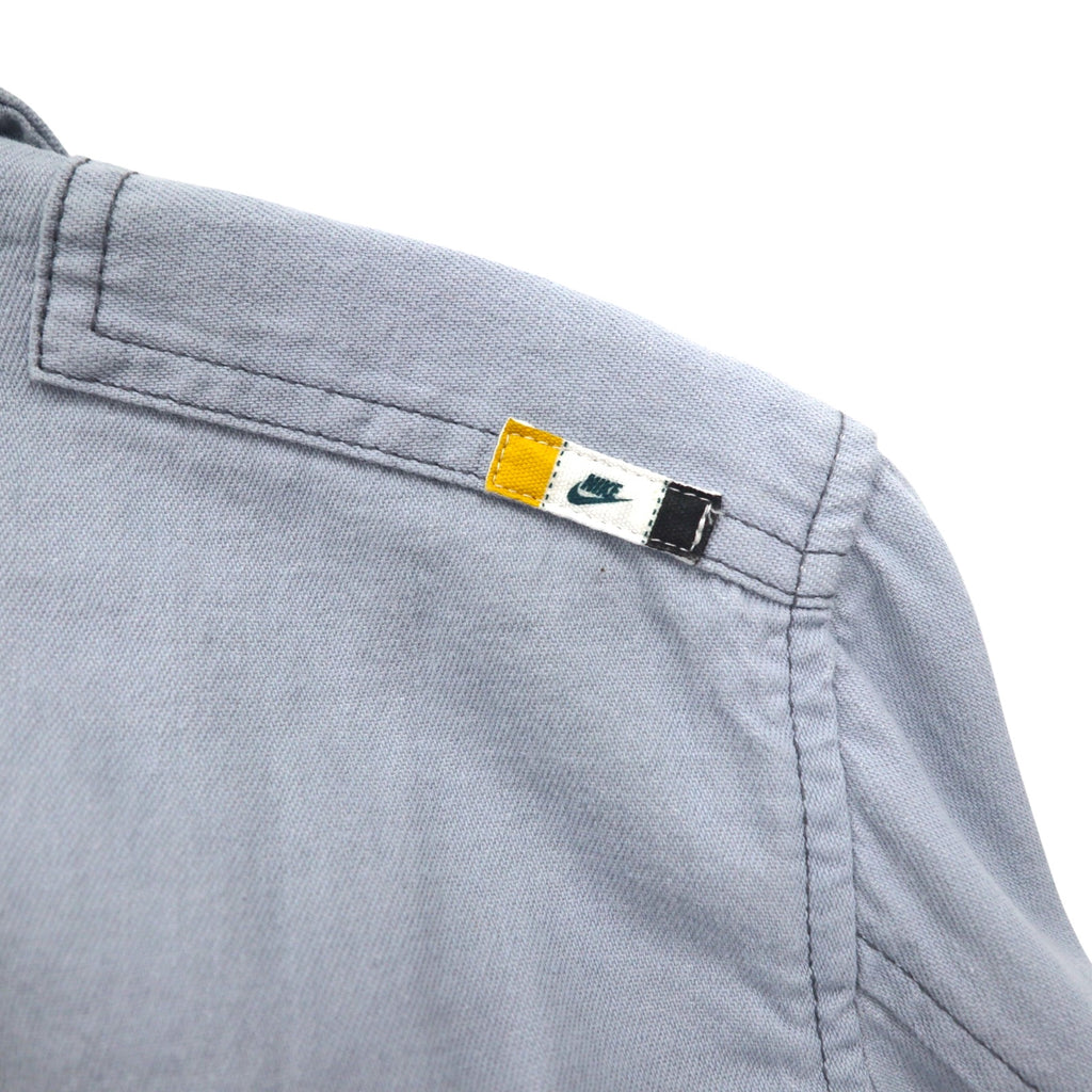NIKE 00s ​​Work Jacket Zip-up Jacket L Blue Cotton Unused