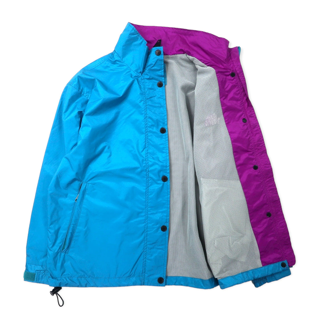 THE NORTH FACE Nylon Jacket M Blue Water Repellent Mesh Liner Moisture Breathable NPW-2246 Made in Japan
