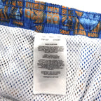 Columbia PFG 水陸両用 スーパーバックキャストウォーターショーツ ショートパンツ S ブルー 総柄 ナイロン FM1107