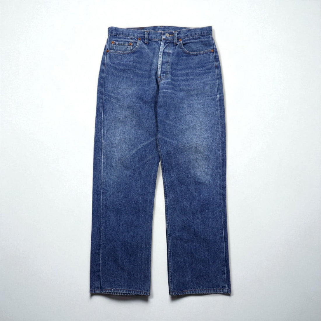 Levi's 90s USA Made 501 Denim Jeans, Size L, Indigo, 501-0658, Button Fly