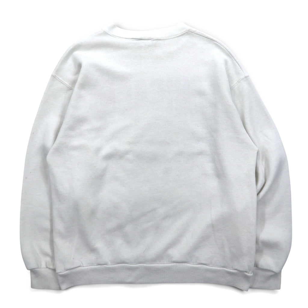 Vintage 90s USA Made Sweatshirt NBA CHICAGO BULLS 90s USA Made Print Sweatshirt L White Chicago Bulls