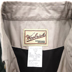 Woolrich 00年代 キルティング 切替 ハンティング シャツ XL ベージュ グリーン 胸ポケット OUTDOOR GUIDE COLLECTION 未使用品