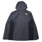 THE NORTH FACE Mountain Parka L Gray Nylon HYVENT Waterproof Breathable Zip-in-Zip Double Zip US Design