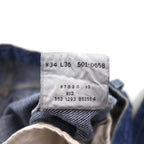 Levi's 90s USA Made 501 Denim Jeans, Size L, Indigo, 501-0658, Button Fly