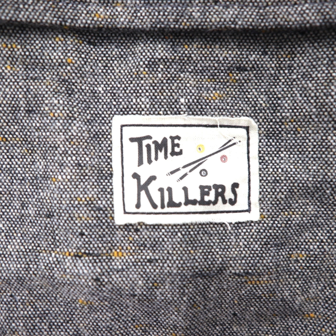 GANGSTERVILLE 日本製 ネップジャケット ジップアップ ハリントンジャケット S TIME KILLERS 刺繍 GSV-19-AW-16