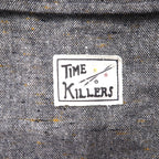 GANGSTERVILLE 日本製 ネップジャケット ジップアップ ハリントンジャケット S TIME KILLERS 刺繍 GSV-19-AW-16