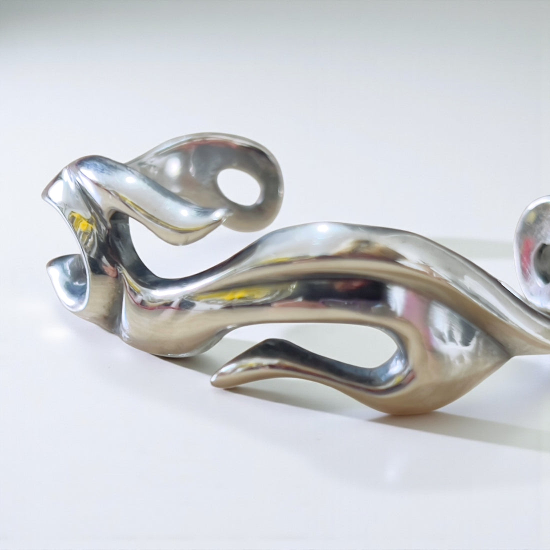 Vintage Sterling Silver Bangle Tribal Design Fire Pattern Bracelet 925 Native American