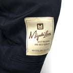 80s Japan Vintage 2-piece Suit Miyukilan 80年代 日本製 セットアップ スーツ M ネイビー ウール