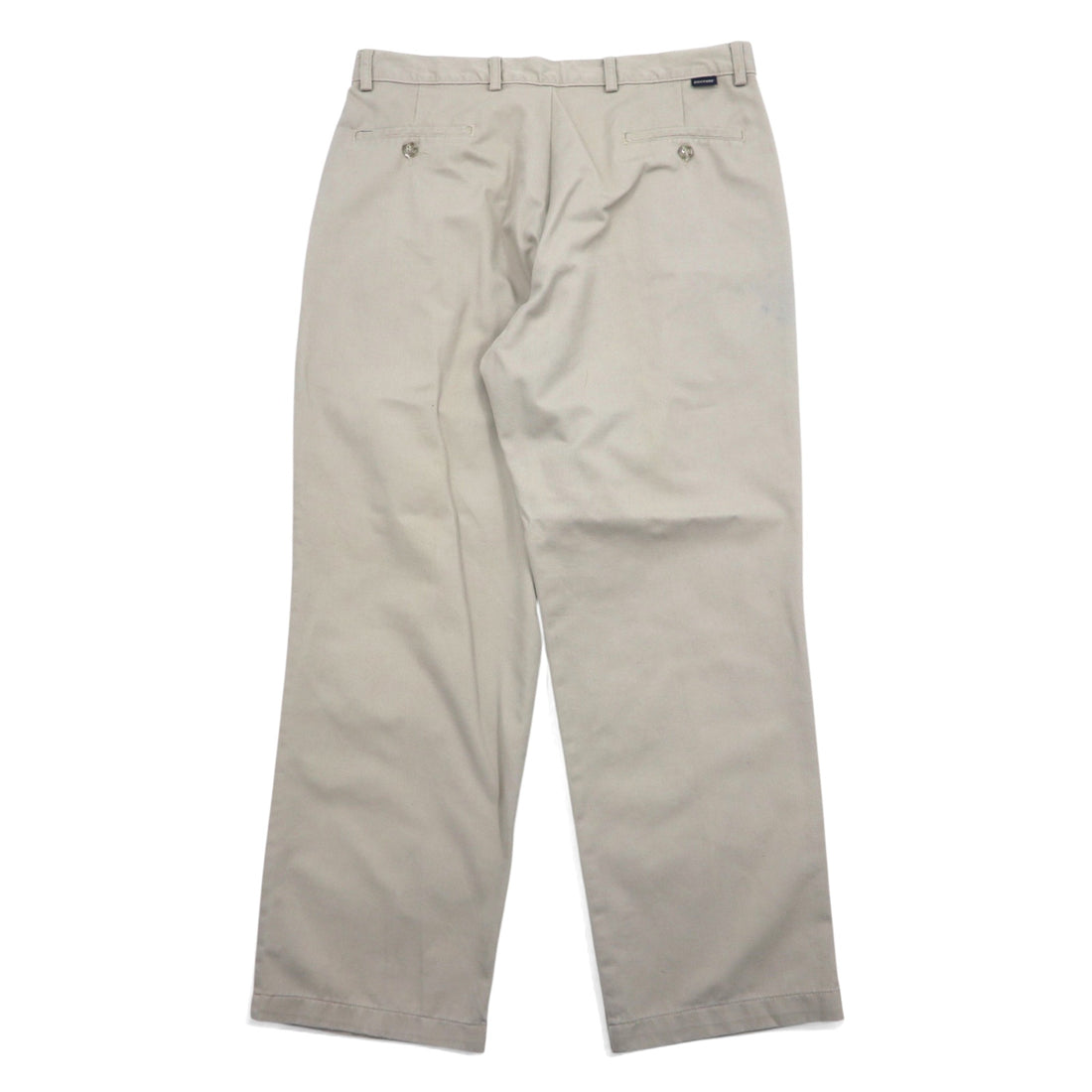DOCKERS (Levi's) khaki pants, 2000s, wide-leg, pleated chino pants, size L, beige, cotton.