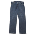 日本然リトテ-古着オンライン-LEVI'S PREMIUM ビッグE 501 デニムパンツ 36 グレー コットン ボタンフライ レザーパッチ 501-3140 ポーランド製-LEVI'S PREMIUM Big E 501 Denim Pants 36 Gray Cotton Button Fly Leather Patch 501-3140 Poland Made