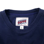 CLASSIC SOFFE College Print Sweatshirt L Navy Cotton Paki Cotton NOTRE DAME