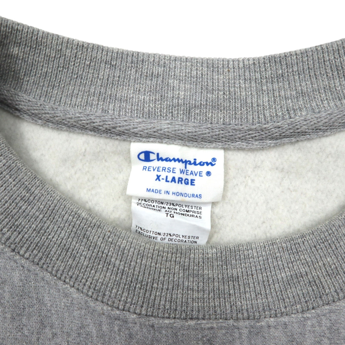 Champion リバースウィーブ REVERSE WEAVE スウェット XL プリント 青単タグ 復刻 THOMAS DANCE STUDIO