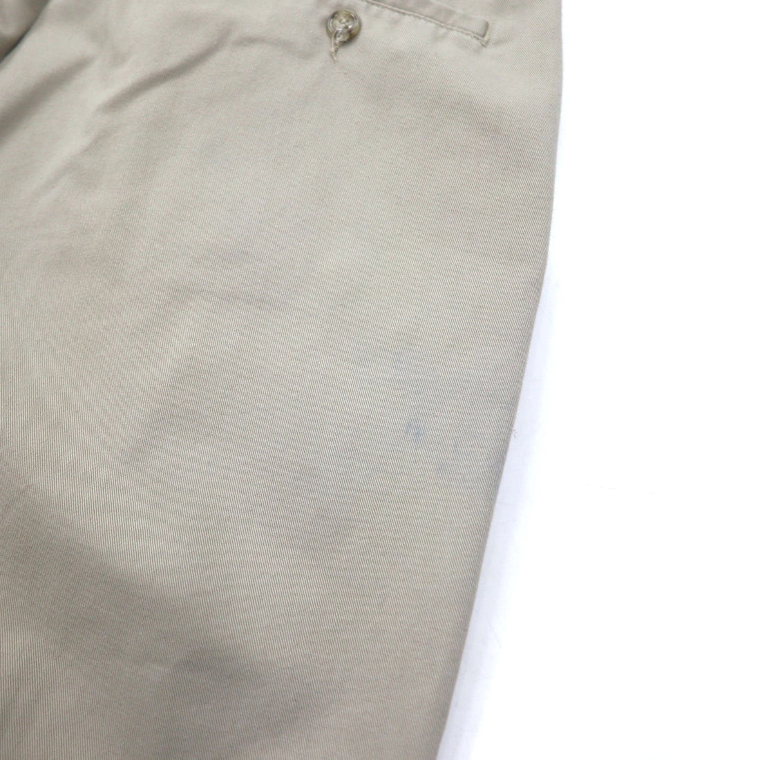DOCKERS (Levi's) khaki pants, 2000s, wide-leg, pleated chino pants, size L, beige, cotton.