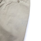 DOCKERS (Levi's) khaki pants, 2000s, wide-leg, pleated chino pants, size L, beige, cotton.