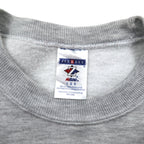 JERZEES Sweatshirt L Grey Animal Print Deer Cotton Polyester Fleece Lining