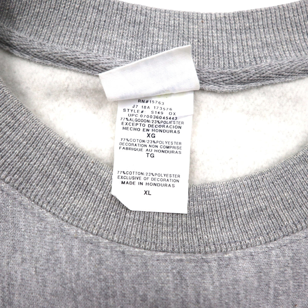 Champion リバースウィーブ REVERSE WEAVE スウェット XL プリント 青単タグ 復刻 THOMAS DANCE STUDIO