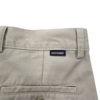 DOCKERS (Levi's) khaki pants, 2000s, wide-leg, pleated chino pants, size L, beige, cotton.
