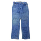 日本然リトテ-古着オンライン-Levi's カナダ製 ユーロリーバイス 619 オレンジタブ デニムパンツ 36 ブルー コットン 50619-0212-LEVI'S Canada MADE Eurori Vise 619 Orange Tab Denim PANTS 36 Blue Cotton 50619-0212