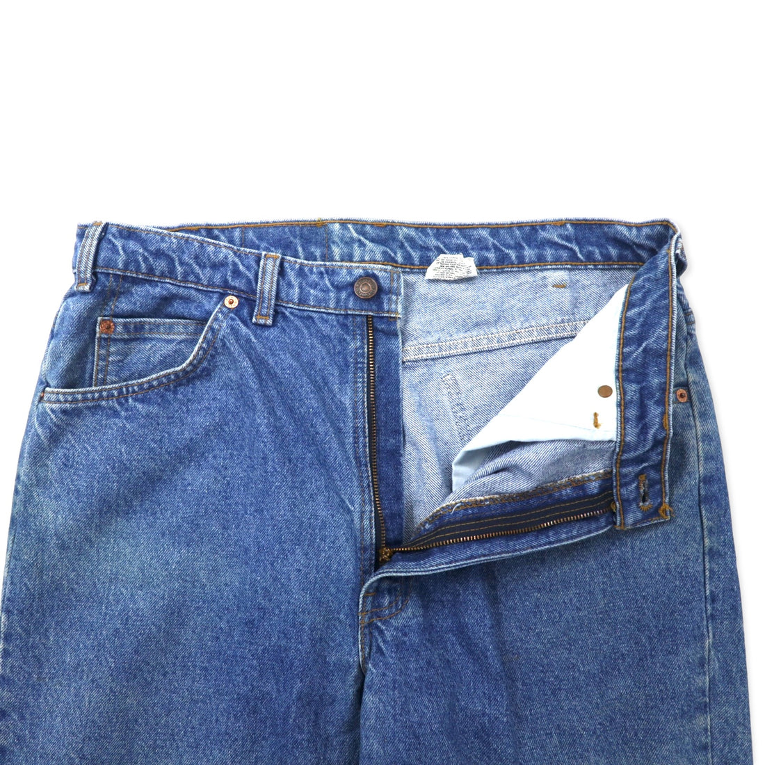 Levi's Made in Canada Euro Levi's 619 Orange Tab Denim Pants 36 Blue Cotton 50619-0212