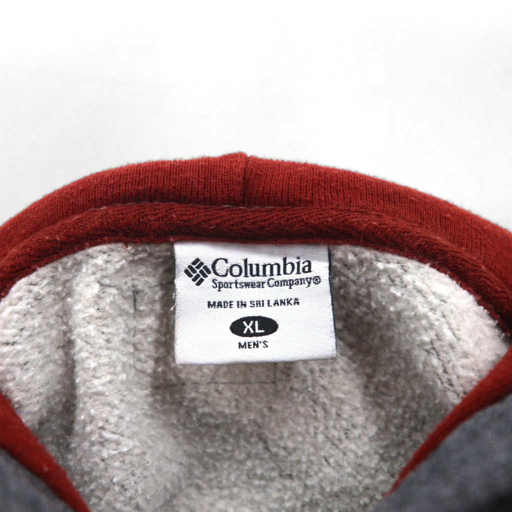 Columbia 00年代 プルオーバー パーカー XL グレー サイドポケット XM6674