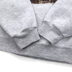 JERZEES Sweatshirt L Grey Animal Print Deer Cotton Polyester Fleece Lining