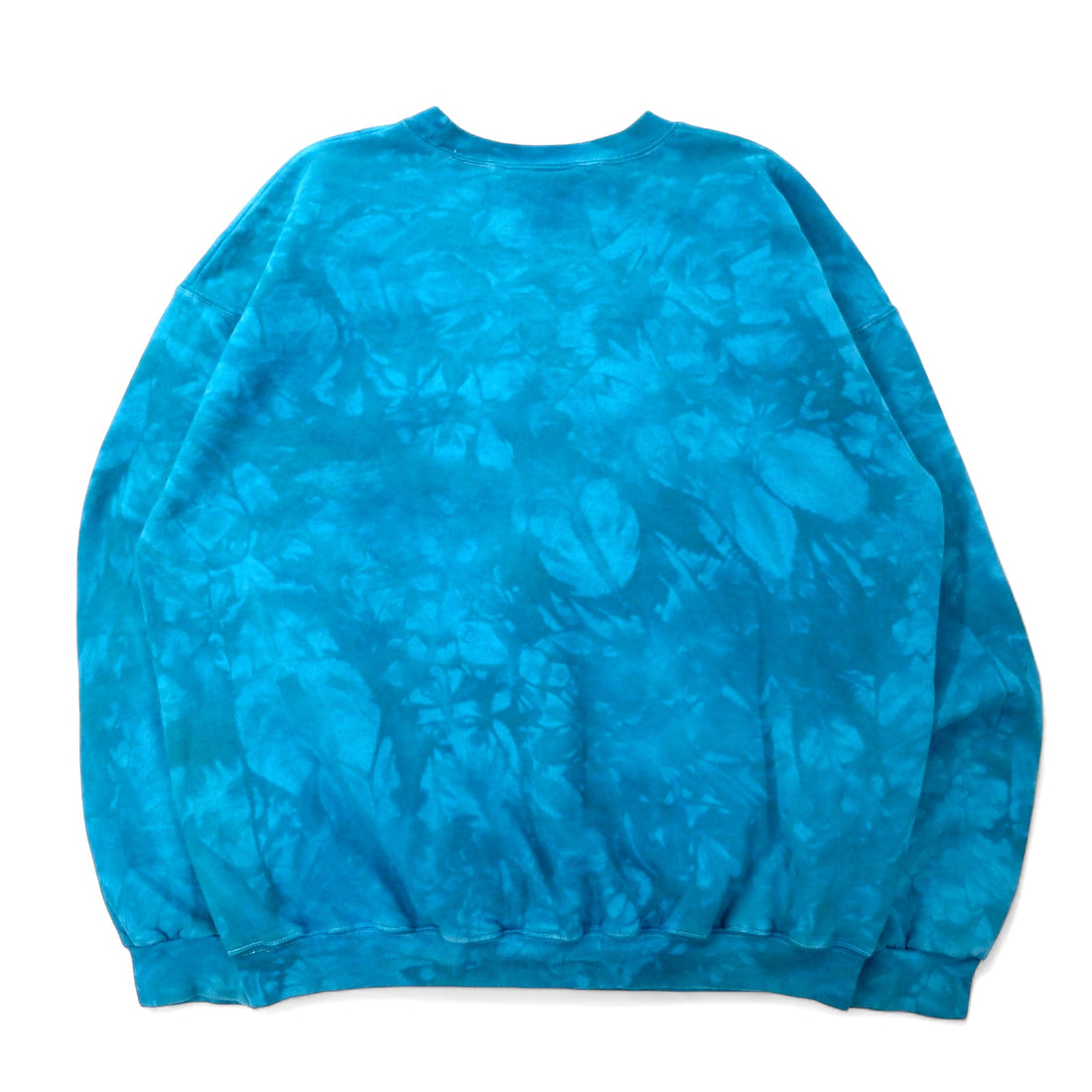 Hanes 90s Indian Print Sweatshirt, Large, Blue Tie-Dye Cotton Kokopelli