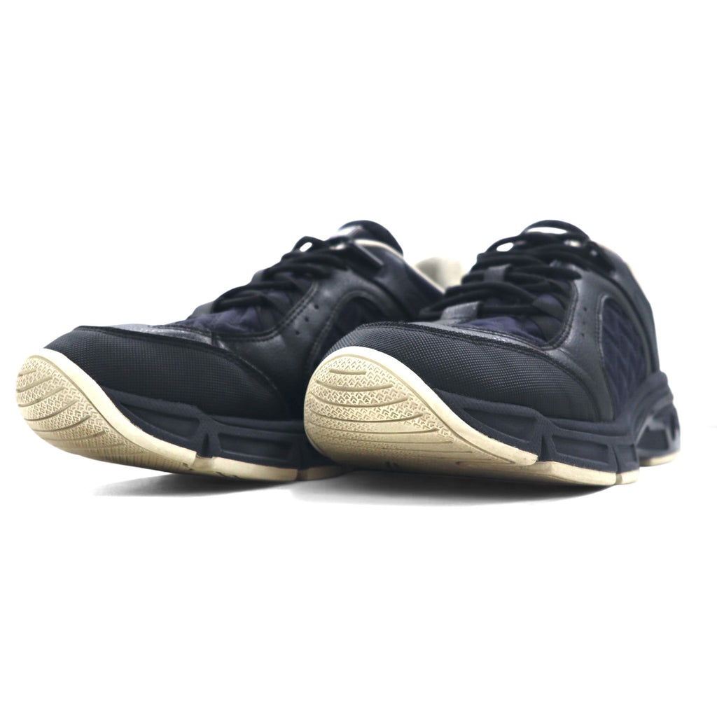EMPORIO ARMANI Sneakers 26cm Black Nylon Leather X4X647 XN945
