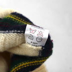 Polo Ralph Lauren 90s Made in Japan Cardigan Knit Vest, Size L, Natural Virgin Wool
