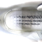EMPORIO ARMANI Sneakers 26cm Black Nylon Leather X4X647 XN945
