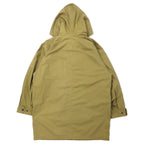 Burberrys Made in England Old Hooded Coat L Beige Cotton Polyester One-point logo embroidery Nova check lining