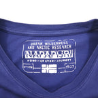 NAPAPIJRI Printed T-Shirt, Medium, Navy, Cotton, Made in Turkey