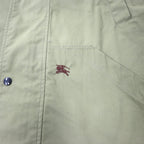Burberrys Made in England Old Hooded Coat L Beige Cotton Polyester One-point logo embroidery Nova check lining