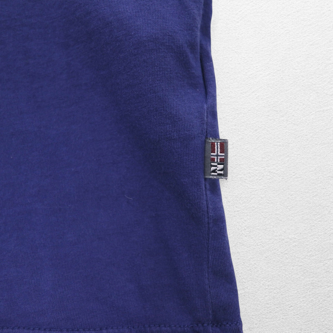 NAPAPIJRI Printed T-Shirt, Medium, Navy, Cotton, Made in Turkey