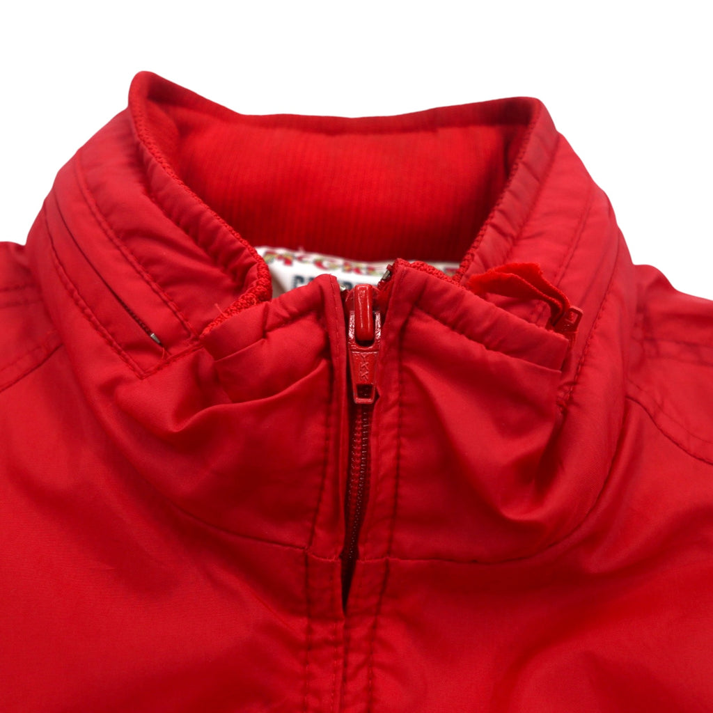 McGREGOR 80's COMPETITORS CLUB Sailing Jacket Nylon Jacket L Red Tricolor Retractable Hood