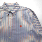 Brooks Brothers オックスフォード ボタンダウン シャツ XL ブルー REGENT ストライプ スーピマコットン
