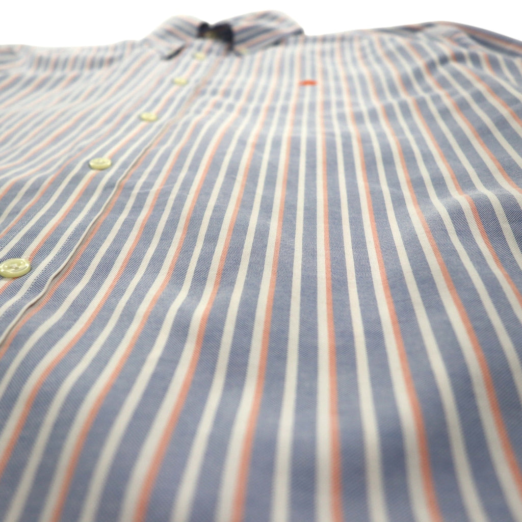 Brooks Brothers オックスフォード ボタンダウン シャツ XL ブルー REGENT ストライプ スーピマコットン