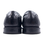 J&amp;M (Johnston &amp; Murphy) USA made 70's saddle shoes, size 28.5cm, black leather, Aristocraft 23741