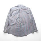 Brooks Brothers オックスフォード ボタンダウン シャツ XL ブルー REGENT ストライプ スーピマコットン