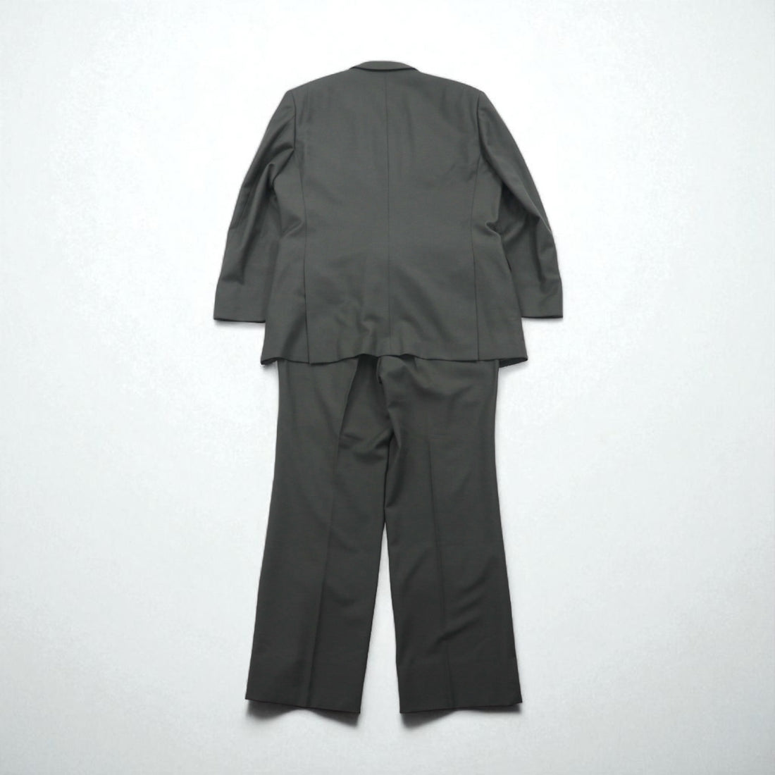 LANVIN 90s Double-Breasted Peak Lapel Suit and Blazer Set, Size L, Wide Fit with Metal Buttons