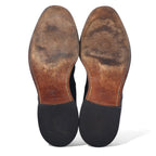 J&amp;M (Johnston &amp; Murphy) USA made 70's saddle shoes, size 28.5cm, black leather, Aristocraft 23741
