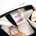 mitchell &amp; ness snapback bicolor baseball cap free adjustable fit white orange NBA phenix suns