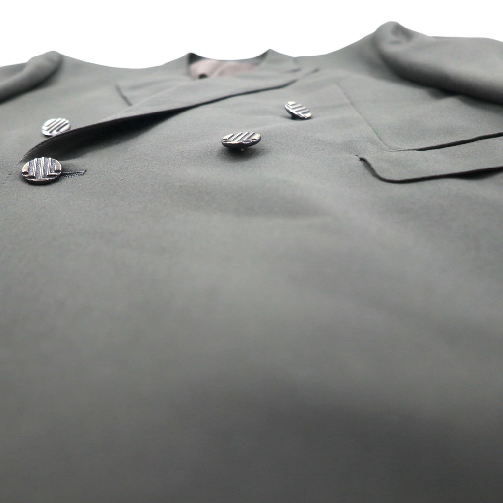 LANVIN 90s Double-Breasted Peak Lapel Suit and Blazer Set, Size L, Wide Fit with Metal Buttons
