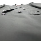 LANVIN 90s Double-Breasted Peak Lapel Suit and Blazer Set, Size L, Wide Fit with Metal Buttons