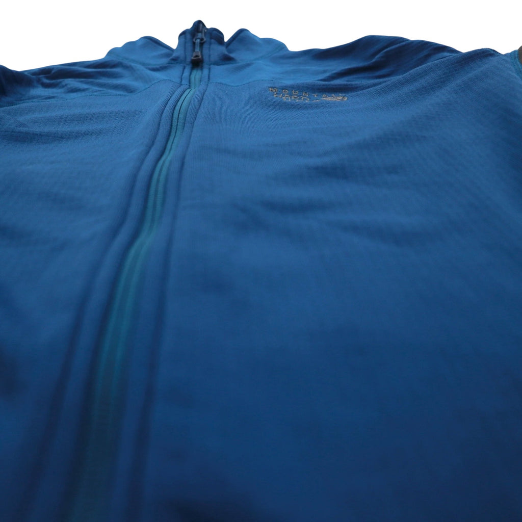 MOUNTAIN HARDWEAR POLARTEC Fleece Jacket L Navy DESNA GRID FULL ZIP OM6454