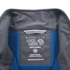 MOUNTAIN HARDWEAR POLARTEC Fleece Jacket L Navy DESNA GRID FULL ZIP OM6454