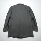 LANVIN 90s Double-Breasted Peak Lapel Suit and Blazer Set, Size L, Wide Fit with Metal Buttons