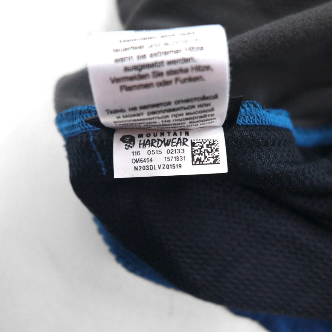 MOUNTAIN HARDWEAR POLARTEC Fleece Jacket L Navy DESNA GRID FULL ZIP OM6454