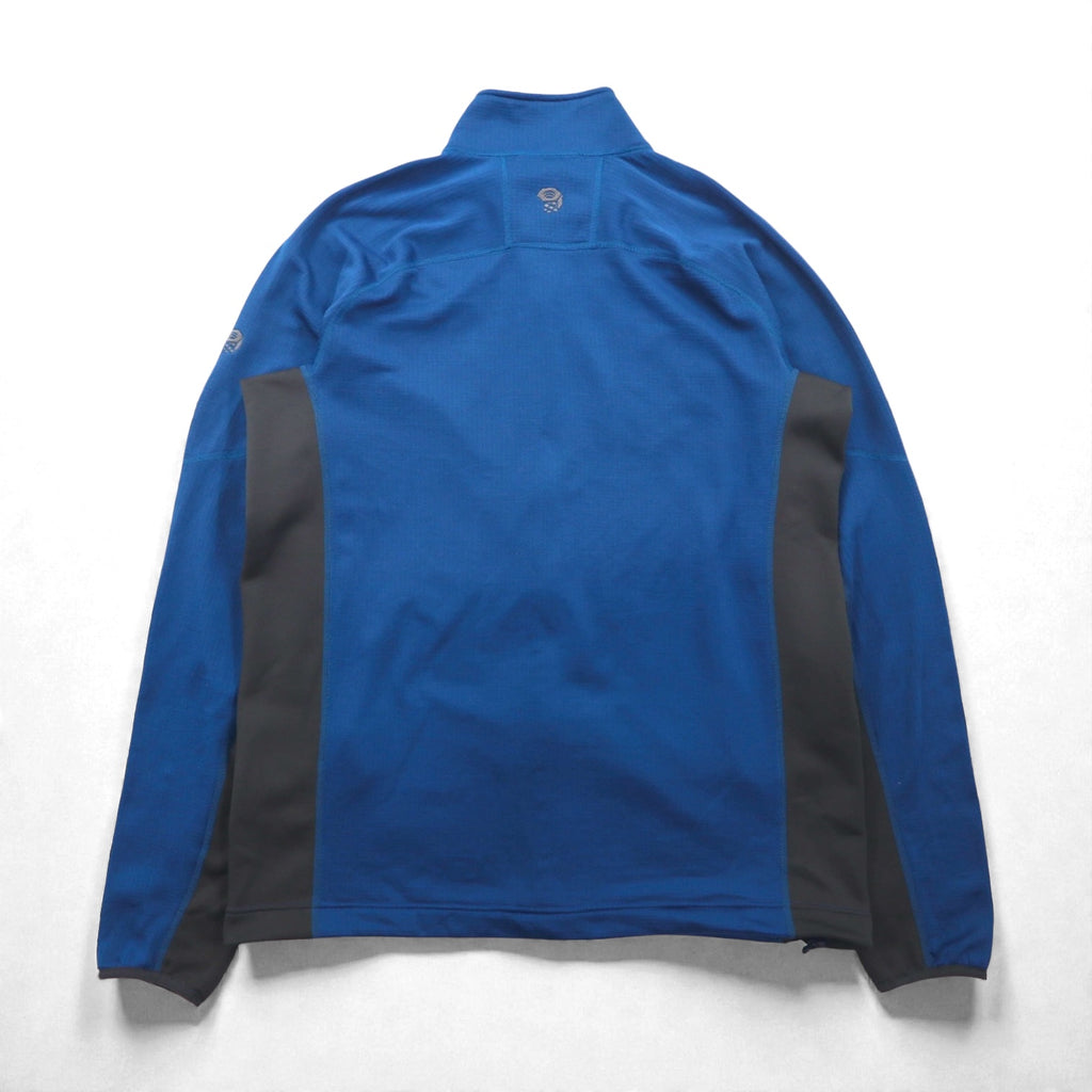 MOUNTAIN HARDWEAR POLARTEC Fleece Jacket L Navy DESNA GRID FULL ZIP OM6454